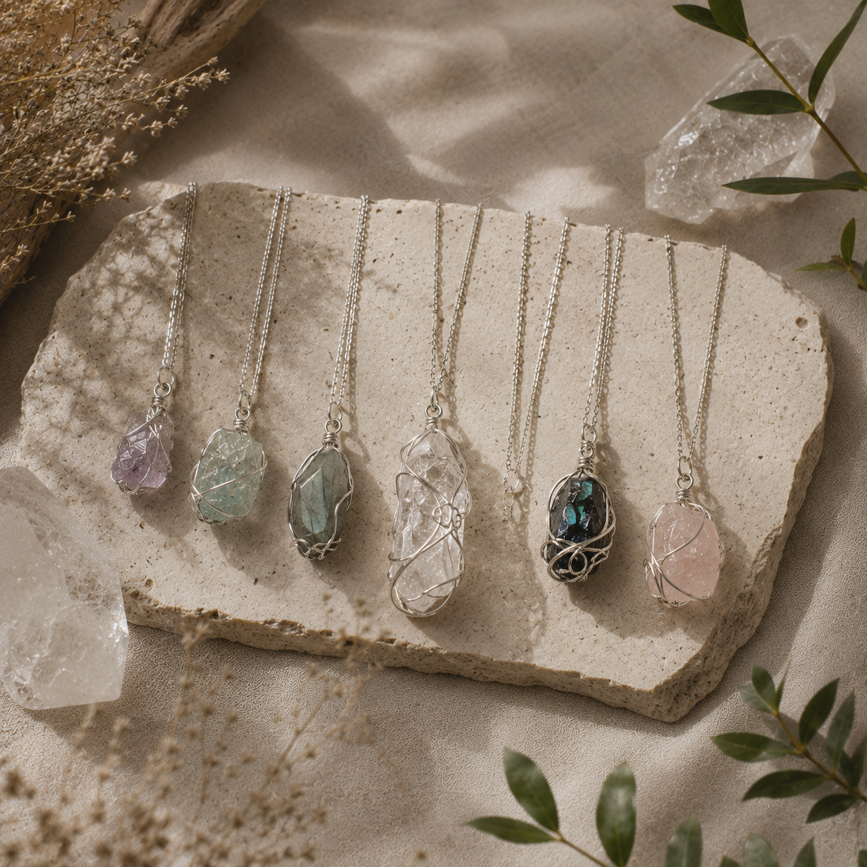 Crystal + Silver