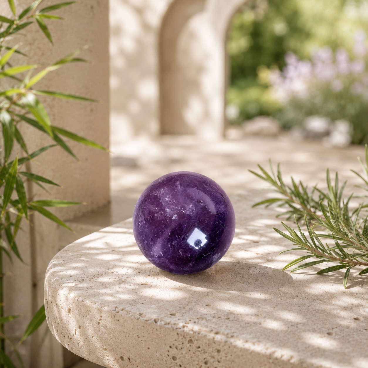 Velvet amethyst | In the depths of shimmering purple, find clarity and tranquility