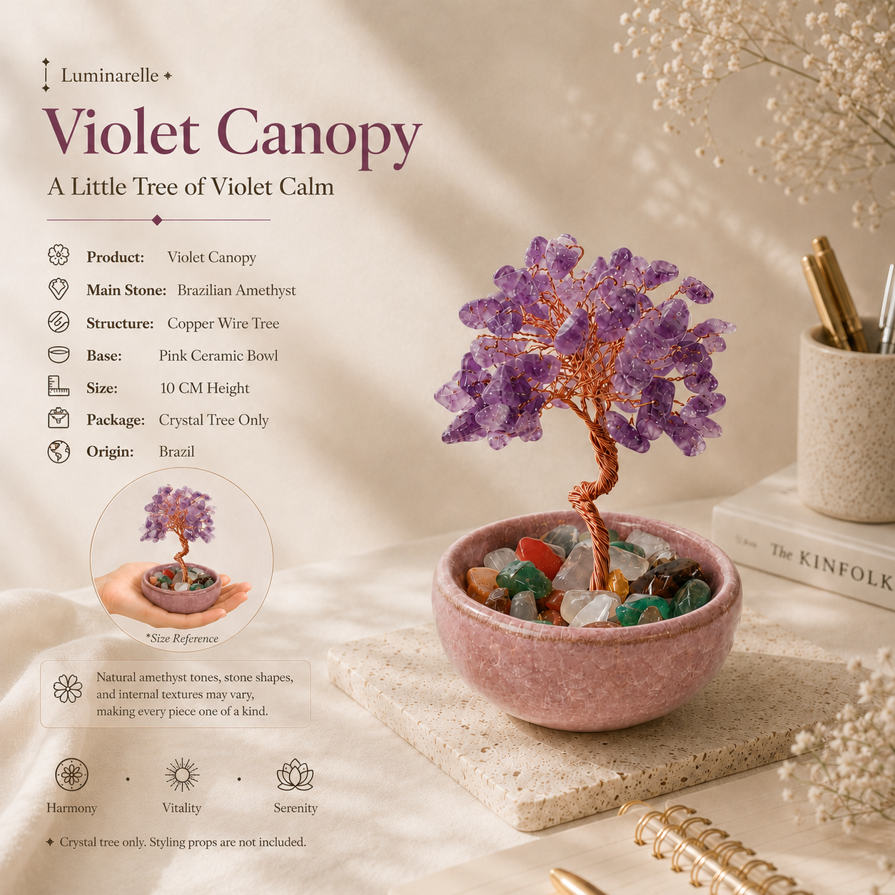 Violet canopy| Let tranquility grow slowly among the branches and leaves