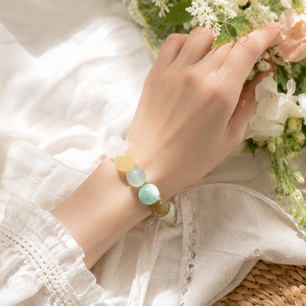 Dewdrop Bloom Crystal Bracelet